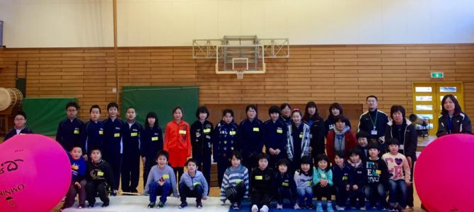 【新里小学校レクリエーションに参加！】