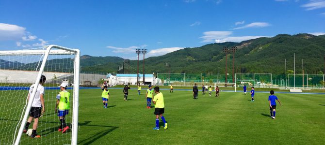 サッカー合同練習会in宮古市陸上競技場