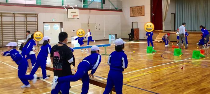 【こどもの体力づくり事業in田老第一小学校】